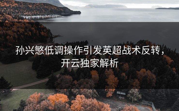 孙兴慜低调操作引发英超战术反转，开云独家解析
