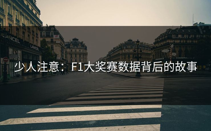 少人注意：F1大奖赛数据背后的故事