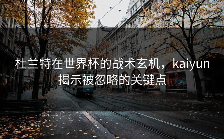 杜兰特在世界杯的战术玄机，kaiyun揭示被忽略的关键点